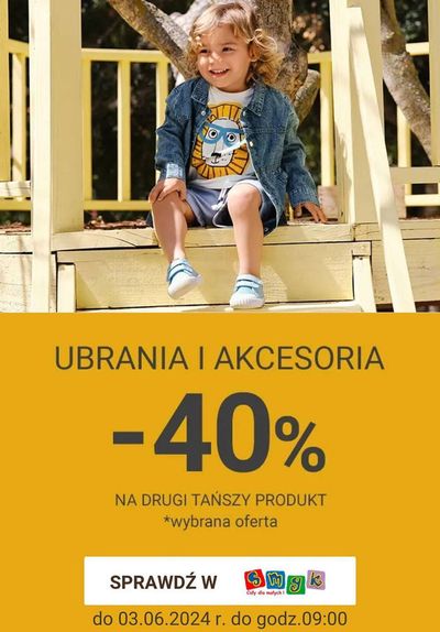 Promocje Dzieci i zabawki w Sulmierzyce | Ubrania i akcesoria - 40%  de Smyk | 29.05.2024 - 3.06.2024