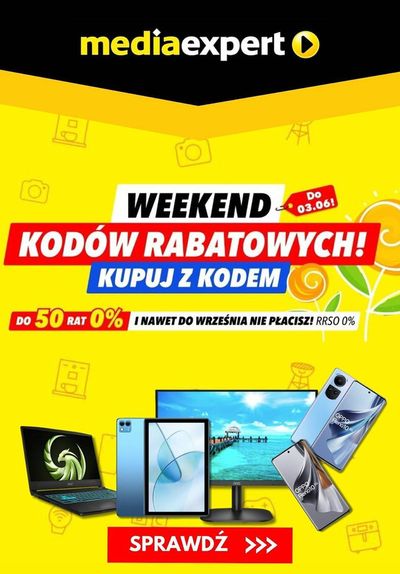Promocje Elektronika i AGD w Łodygowice | Weekend kodów rabatowych !Kupuj z kodem ! de Media Expert | 1.06.2024 - 15.06.2024