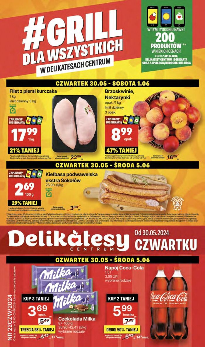 Katalog Delikatesy Centrum w: Jabłoń | Delikatesy Centrum gazetka | 30.05.2024 - 5.06.2024