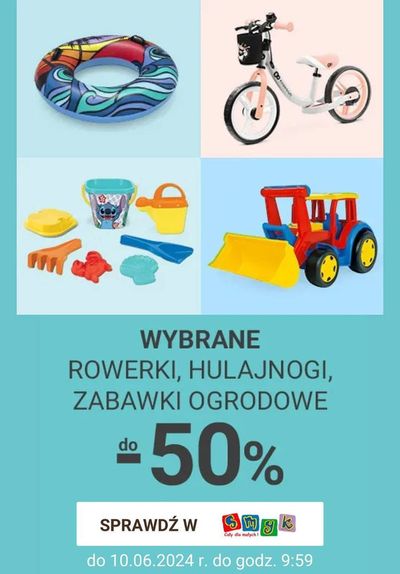 Promocje Dzieci i zabawki w Sulmierzyce |  Do 50 % do 10.06 .2024 de Smyk | 31.05.2024 - 10.06.2024