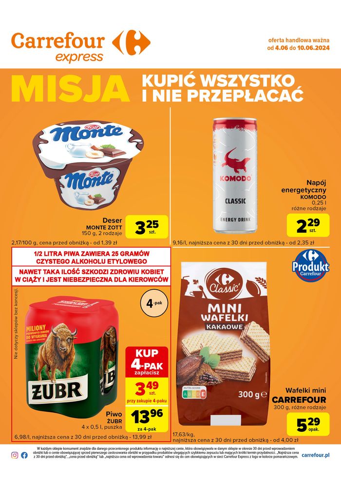 Katalog Carrefour Express w: Warszawa | Gazetka Express | 3.06.2024 - 10.06.2024