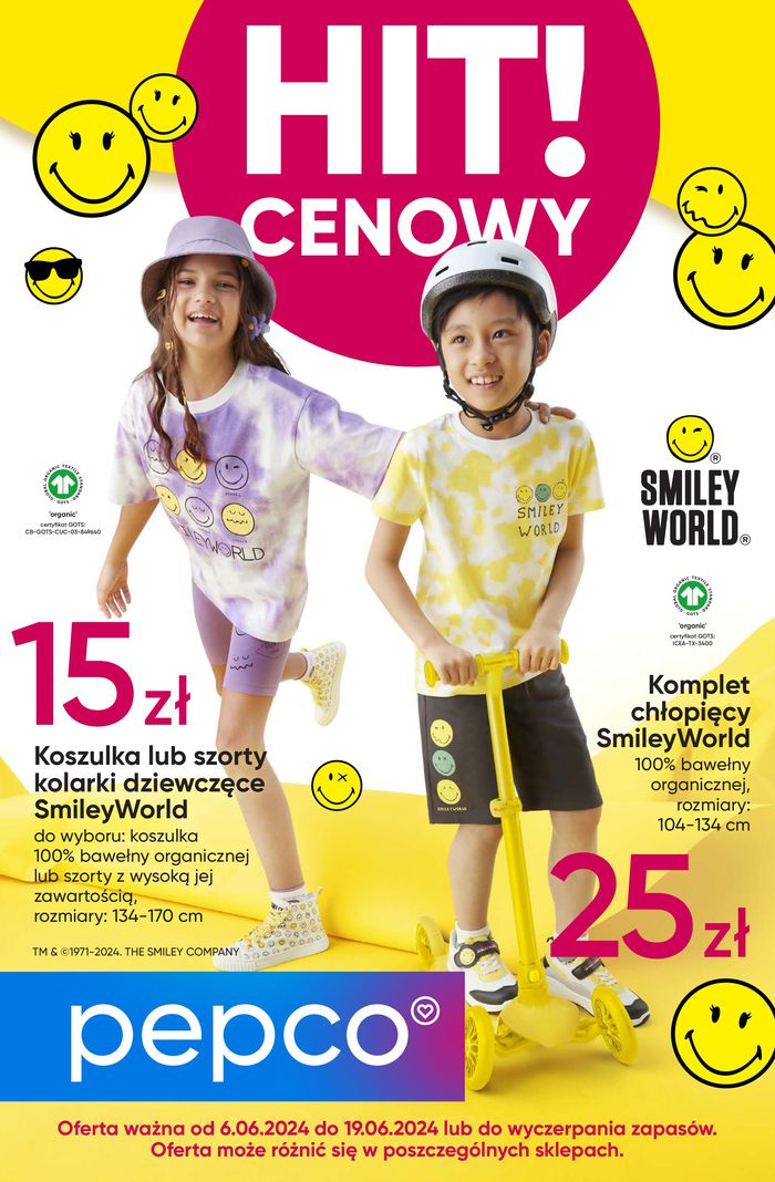Katalog Pepco w: Żuromin | Pepco Gazetka SmileyWorld® | 6.06.2024 - 19.06.2024