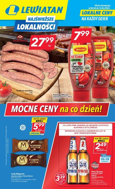 Promocje Supermarkety w Buczkowice |  Mocne ceny na co dzień! de Lewiatan | 4.06.2024 - 18.06.2024