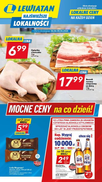 Promocje Supermarkety w Zalewo | Mocne ceny na co dzień! de Lewiatan | 4.06.2024 - 18.06.2024