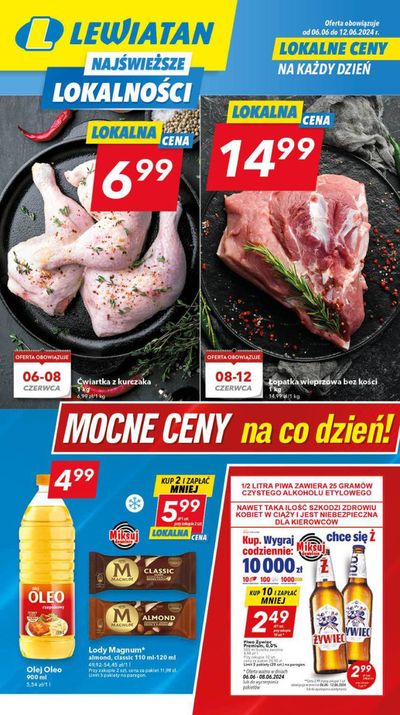 Promocje Supermarkety w Frombork |  Mocne ceny na co dzień! de Lewiatan | 4.06.2024 - 18.06.2024