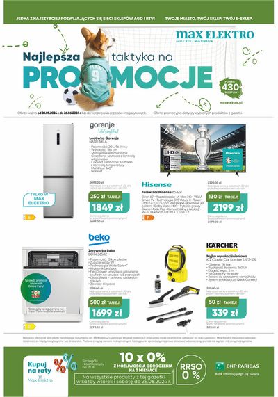 Promocje Elektronika i AGD w Kostrzyn | Gazetka MAXELEKTRO Czerwiec 2024  de Max Elektro | 5.06.2024 - 26.06.2024