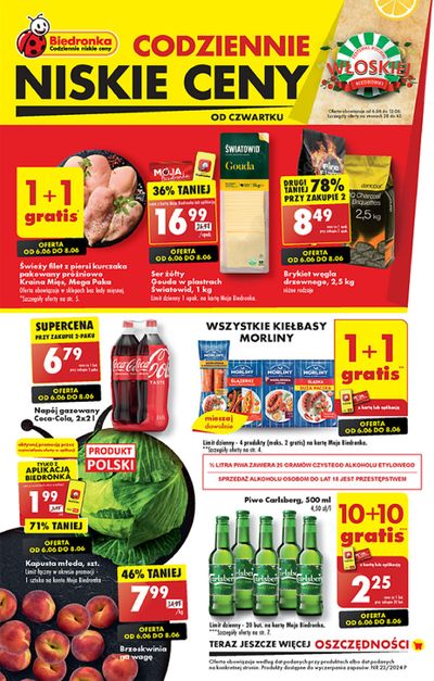 Promocje Supermarkety w Wąchock | Biedronka gazetka de Biedronka | 6.06.2024 - 20.06.2024