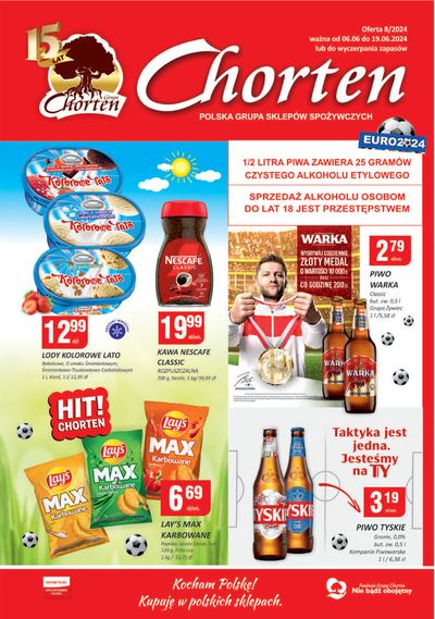 Promocje Supermarkety w Rokitno | Oferta 8/2024 ważna od 06.06.2024 do 19.06.2024 de Chorten | 7.06.2024 - 21.06.2024