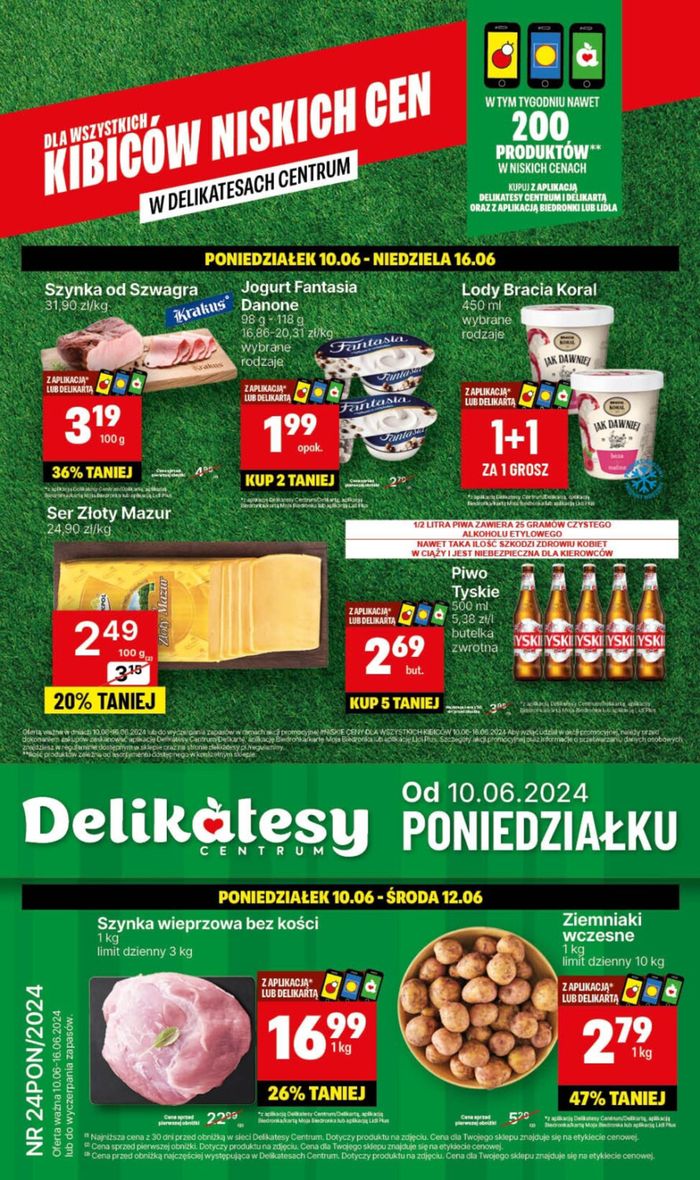 Katalog Delikatesy Centrum w: Jeleśnia | Kibicow niskich cen  | 10.06.2024 - 16.06.2024