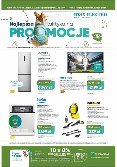 Promocje Elektronika i AGD w Kostrzyn | Max Elektro gazetka de Max Elektro | 12.06.2024 - 26.06.2024