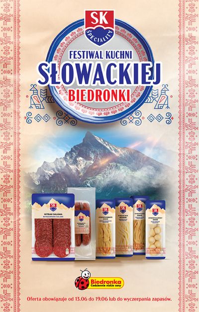 Katalog Biedronka w: Wrocław | Festiwal kuchni Słowackiej Biedronki | 13.06.2024 - 27.06.2024