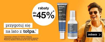Promocje Perfumy i kosmetyki w Polanów | Rabaty d45% de Tolpa | 13.06.2024 - 18.06.2024