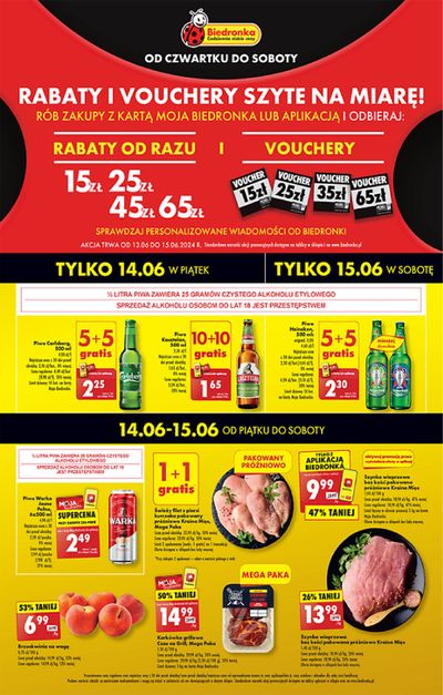 Promocje Supermarkety w Goniądz | Rabaty i vouchery szyte na miarę! de Biedronka | 14.06.2024 - 28.06.2024