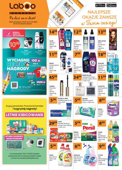 Promocje Perfumy i kosmetyki w Brzeg | Drogerie Laboo gazetka de Drogerie Laboo | 8.07.2024 - 31.07.2024