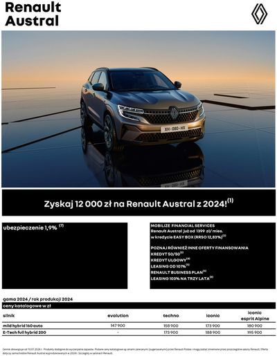 Promocje Samochody, motory i części samochodowe w Poznań | Odkryj atrakcyjne oferty de Renault | 11.07.2024 - 11.07.2025