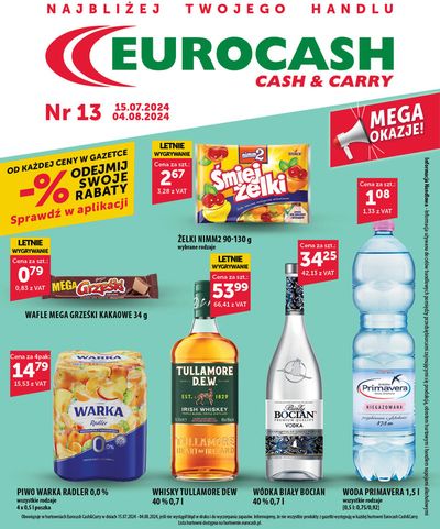Katalog Eurocash w: Bielsko-Biała | Gazetka Cash&Carry | 15.07.2024 - 4.08.2024