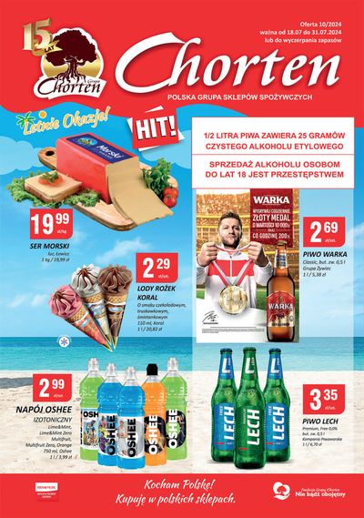 Promocje Supermarkety w Nowy Dwór Mazowiecki | Oferty dla łowców okazji de Chorten | 16.07.2024 - 30.07.2024