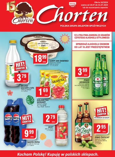 Promocje Supermarkety w Nowy Dwór Mazowiecki | Nasze najlepsze oferty dla Ciebie de Chorten | 16.07.2024 - 30.07.2024
