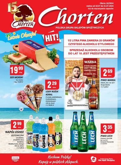 Promocje Supermarkety w Nowy Dwór Mazowiecki | Szeroki wybór ofert de Chorten | 19.07.2024 - 2.08.2024