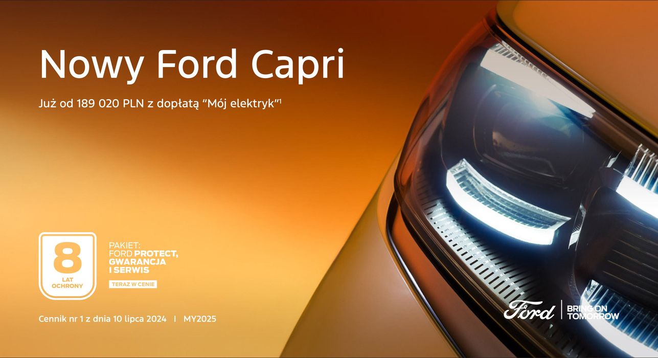Katalog Ford | NEW ALL-ELECTRIC CAPRI | 19.07.2024 - 19.07.2025