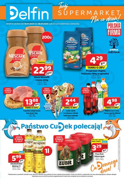 Katalog Delfin w: Nowa Wieś | Twój supermarket ,na co dzień | 19.07.2024 - 2.08.2024
