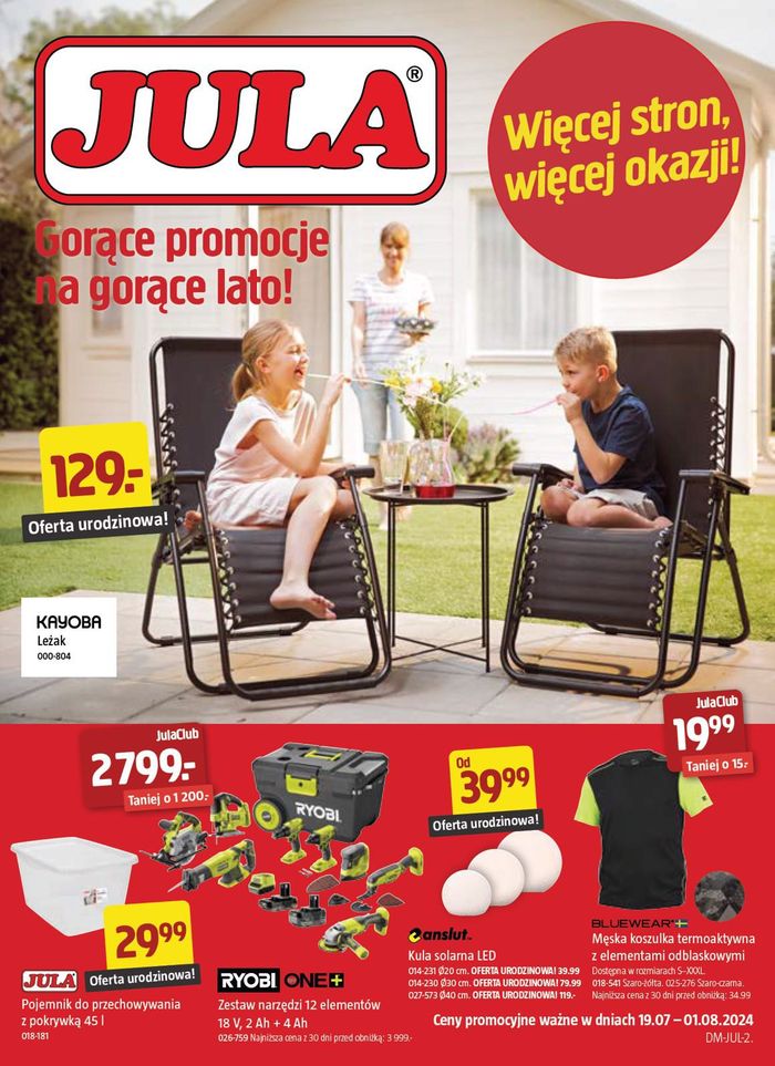 Katalog Jula w: Warszawa | Gorące promocje na gorące lato! | 19.07.2024 - 1.08.2024
