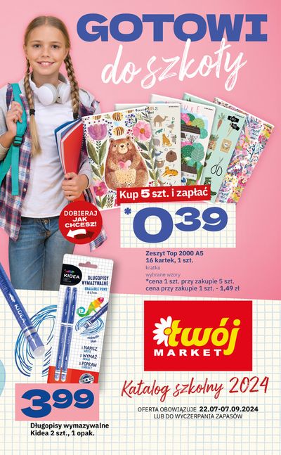 Katalog Twój Market w: Toruń | Katalog szkolny 2024 | 22.07.2024 - 9.09.2024