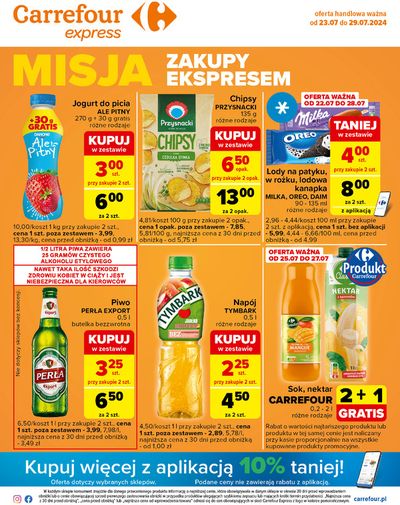 Promocje Supermarkety w Nowy Dwór Mazowiecki | Gazetka Express de Carrefour Express | 22.07.2024 - 29.07.2024