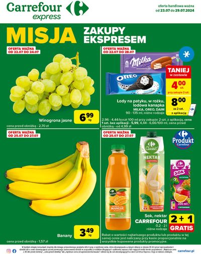 Promocje Supermarkety w Gdańsk | Aktualne oferty i promocje de Carrefour Express | 22.07.2024 - 29.07.2024
