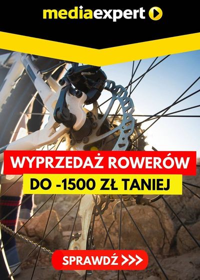Katalog Media Expert w: Kalisz | Wyprxedaż rowerów  | 25.07.2024 - 8.08.2024