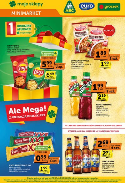 Promocje Supermarkety w Kraków | Euro Sklep gazetka de Euro Sklep | 25.07.2024 - 8.08.2024
