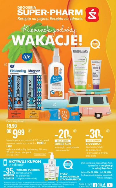 Promocje Perfumy i kosmetyki w Wrocław | Świetna oferta dla wszystkich klientów de Super Pharm | 26.07.2024 - 9.08.2024