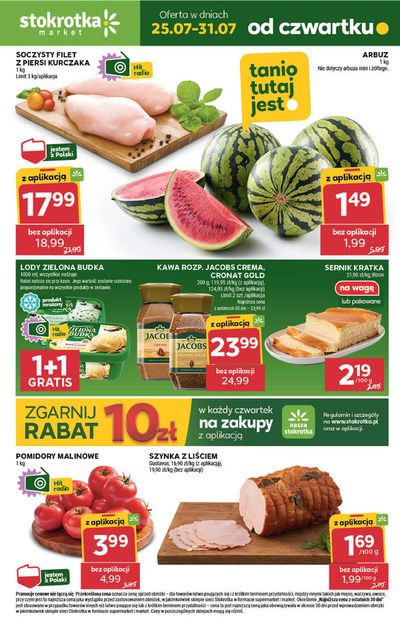 Promocje Supermarkety w Bielsko-Biała | Nowe oferty do odkrycia de Stokrotka | 25.07.2024 - 31.07.2024