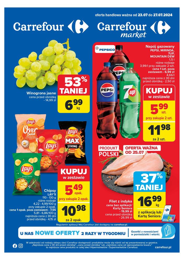 Katalog Carrefour Market w: Zgierz | Gazetka Carrefour, Market  | 22.07.2024 - 27.07.2024