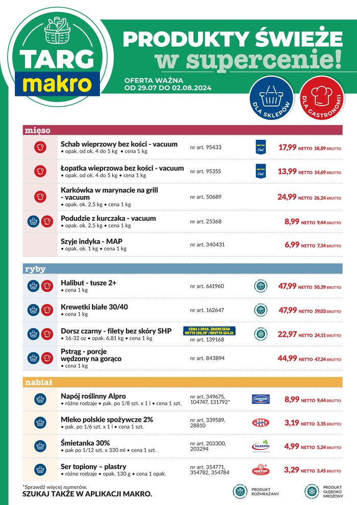 Katalog Makro w: Wrocław | Targ MAKRO - oferta świeża w super cenach! | 27.07.2024 - 10.08.2024