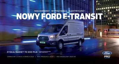 Katalog Ford w: Bydgoszcz | FORD E-TRANSIT | 3.08.2024 - 3.08.2025