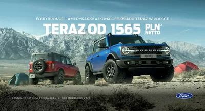 Katalog Ford | NOWY BRONCO | 4.09.2024 - 4.09.2025