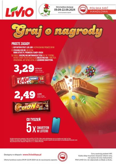 Katalog Livio w: Malbork | Świetne rabaty na wybrane produkty | 10.09.2024 - 24.09.2024