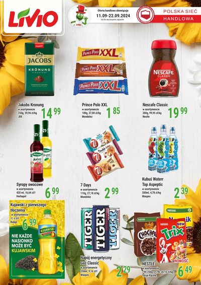 Promocje Supermarkety w BUCZ | Szeroki wybór ofert de Livio | 10.09.2024 - 24.09.2024