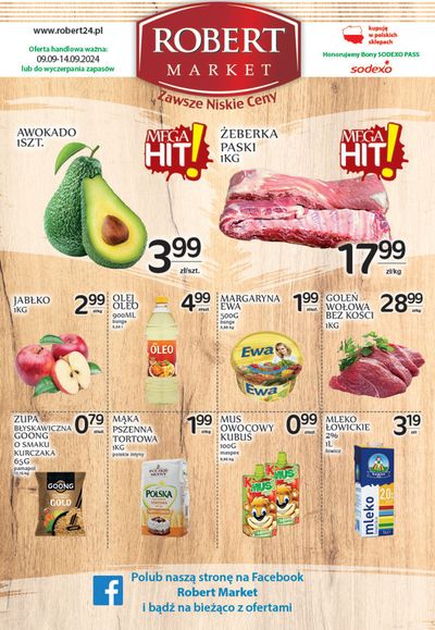 Katalog Robert w: Ostrowiec Świętokrzyski | Mega hit !  | 10.09.2024 - 24.09.2024