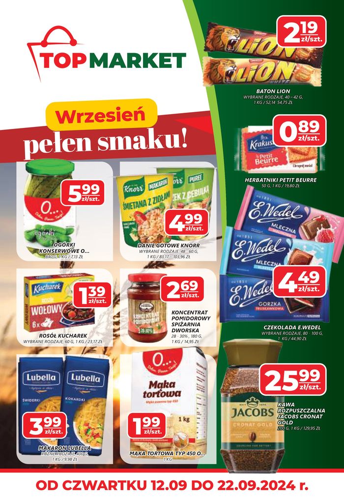 Katalog Top Market w: Baniocha | Szeroki wybór ofert | 10.09.2024 - 24.09.2024