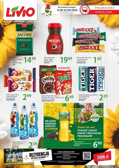 Katalog Livio w: Ozorków | Ekskluzywne oferty dla naszych klientów | 11.09.2024 - 25.09.2024