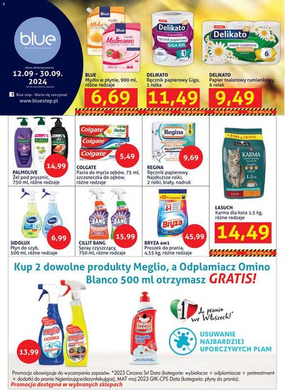 Promocje Perfumy i kosmetyki w Drawsko Pomorskie | Plakat Bluestop drogeryjny de Blue Stop | 11.09.2024 - 25.09.2024