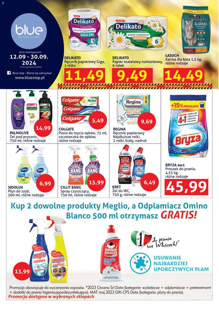 Katalog Blue Stop w: Ostrów Wielkopolski | Plakat Bluestopchemiczno-kosmetyczny | 11.09.2024 - 25.09.2024