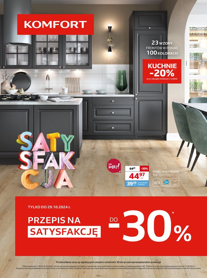 Katalog Komfort w: Piekary Śląskie | Gazetka Komfort | 11.09.2024 - 29.10.2024