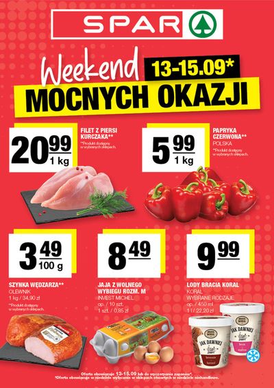 Promocje Supermarkety w Sonina | Najlepsze oferty dla wszystkich łowców okazji de Spar | 12.09.2024 - 26.09.2024