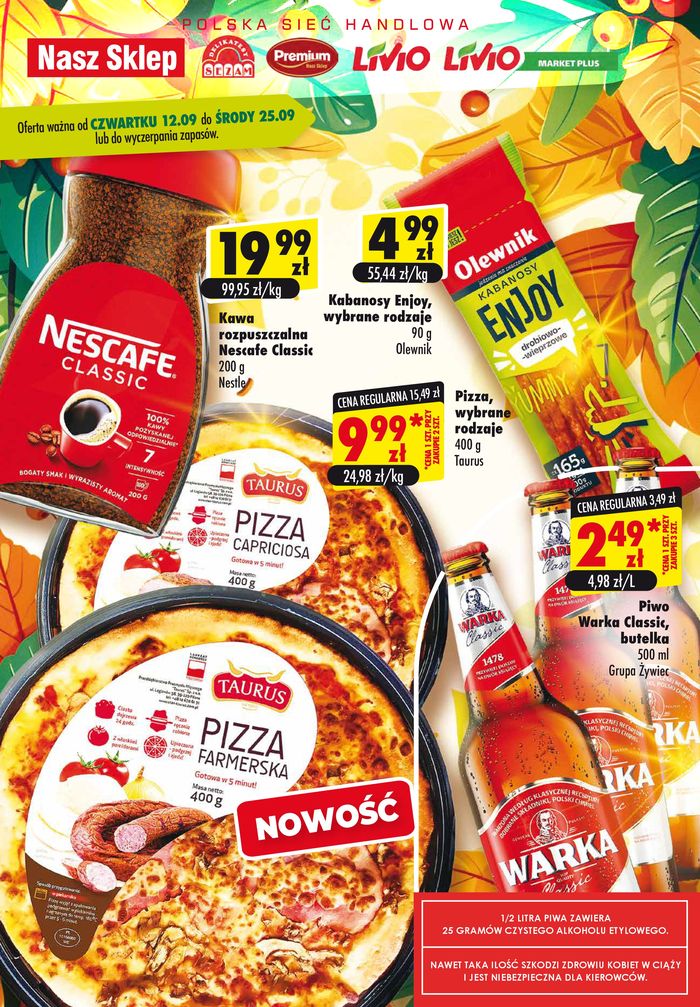 Katalog Nasz Sklep w: Ostrów Lubelski | Oferta ważna od CZWARTKU 12.09 do ŚRODY 25.09 | 12.09.2024 - 25.09.2024