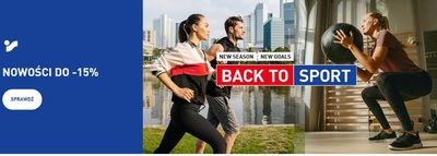 Promocje Sport w Łomianki | Back to sport - 15 %  de Intersport | 12.09.2024 - 29.09.2024