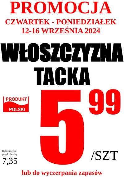 Katalog Wizan w: Zator | Aktualne okazje i oferty | 13.09.2024 - 27.09.2024