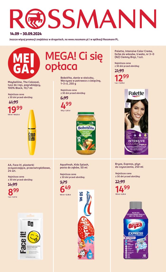 Katalog Rossmann w: Gdańsk | MEGA! Ci się opłaca | 14.09.2024 - 28.09.2024